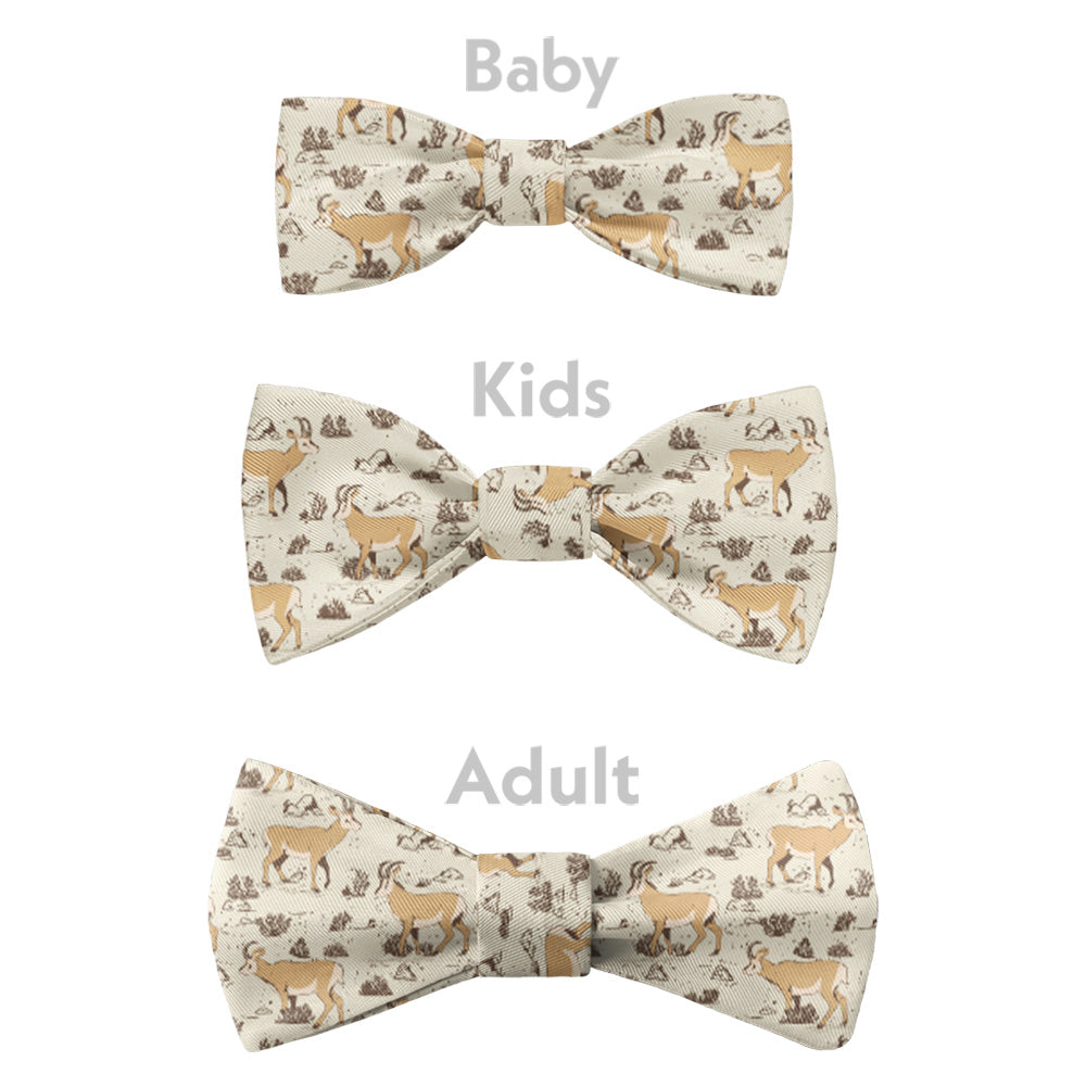 Prairie Pronghorn Bow Tie - Bow Sizes - Knotty Tie Co.