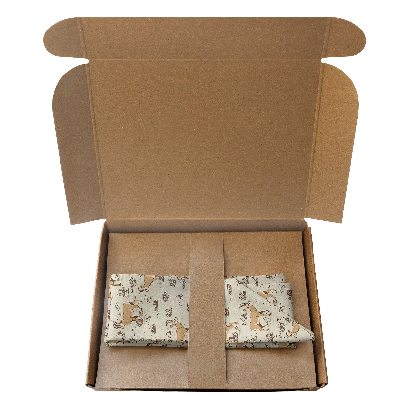 Prairie Pronghorn Hair Scarf - Packaging - Knotty Tie Co.