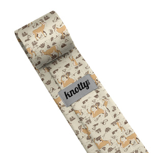 Prairie Pronghorn Necktie - Tag - Knotty Tie Co.