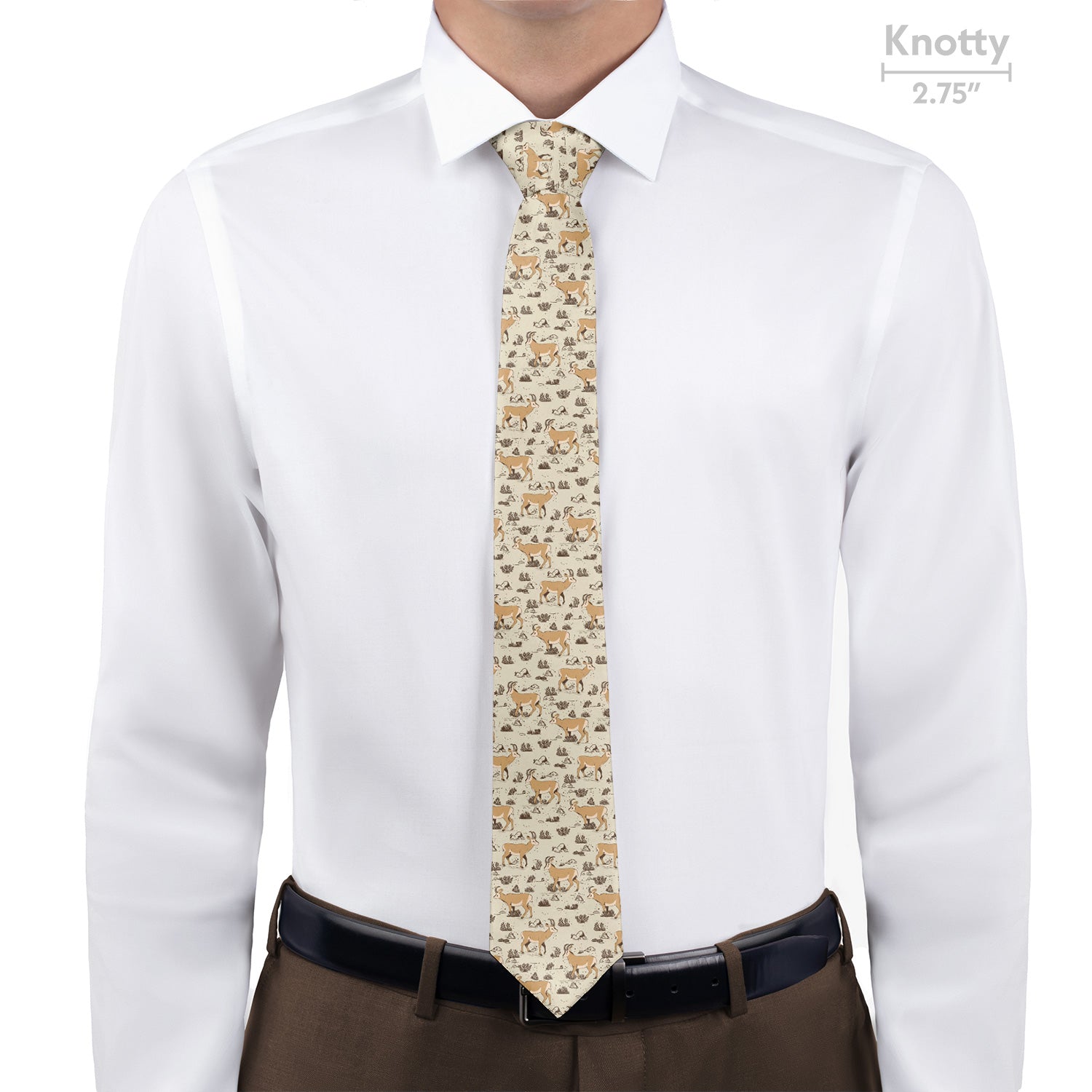 Prairie Pronghorn Necktie - Knotty - Knotty Tie Co.