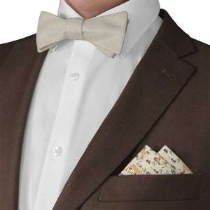 Prairie Pronghorn Pocket Square - Matching Bow Tie - Knotty Tie Co.