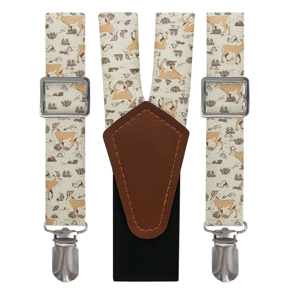 Prairie Pronghorn Suspenders - Main View - Knotty Tie Co.