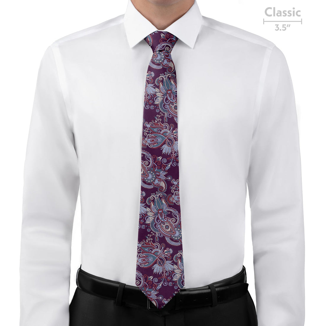 Prestige Paisley Necktie - Classic - Knotty Tie Co.
