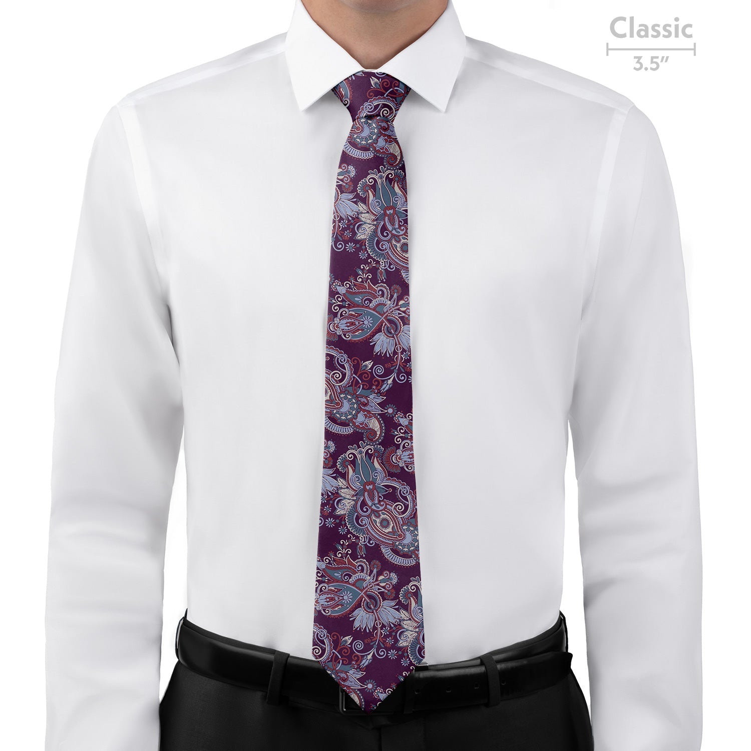Prestige Paisley Necktie - Classic - Knotty Tie Co.