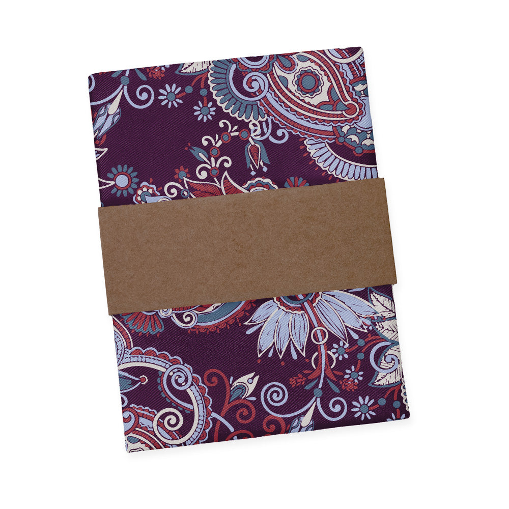 Prestige Paisley Pocket Square - Packaging - Knotty Tie Co.