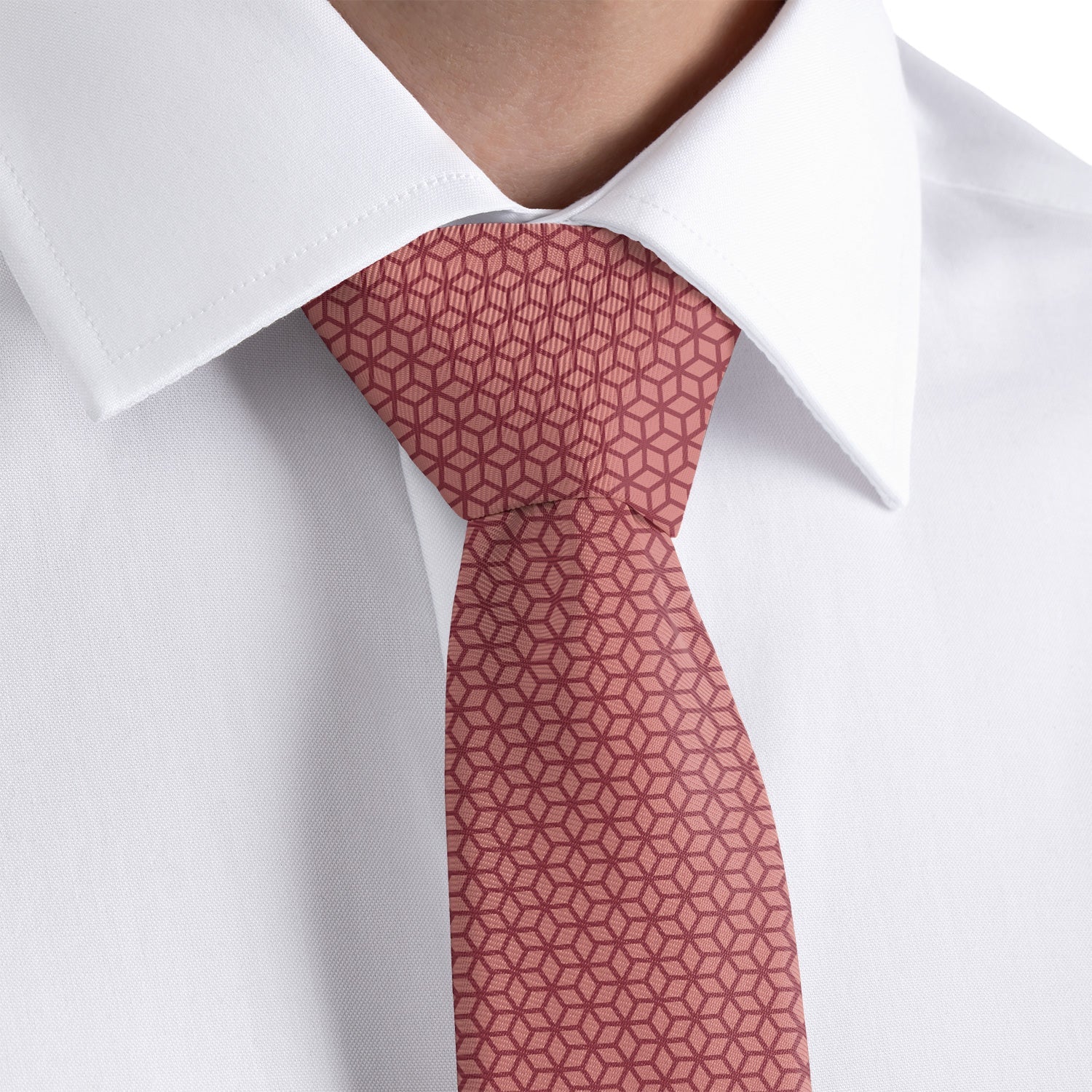 Preston Geometric Necktie - Dress Shirt - Knotty Tie Co.