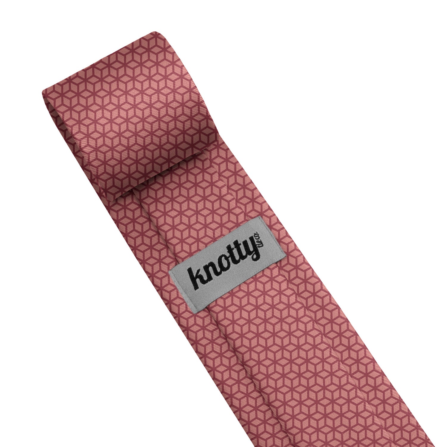 Preston Geometric Necktie - Tag - Knotty Tie Co.