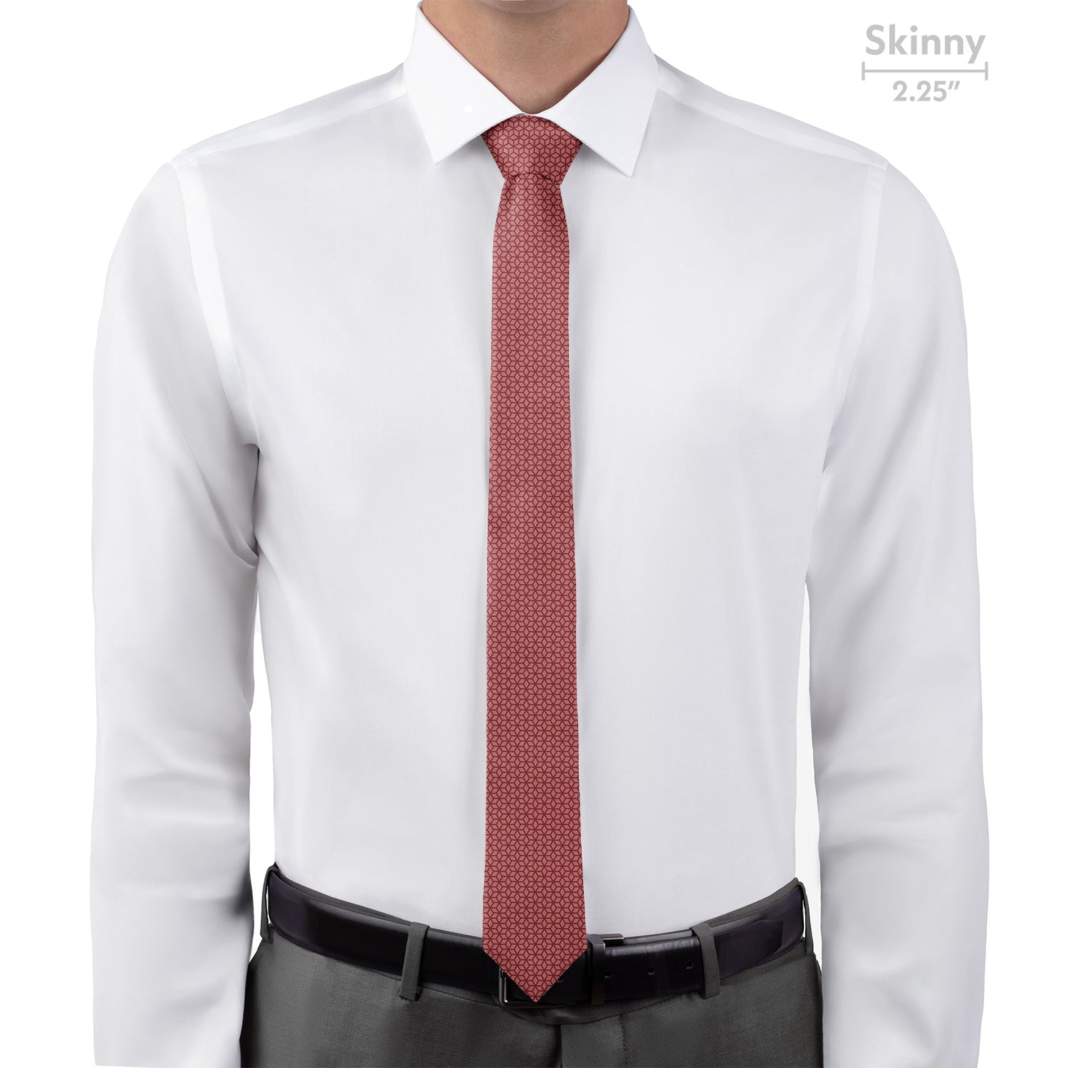 Preston Geometric Necktie - Skinny - Knotty Tie Co.