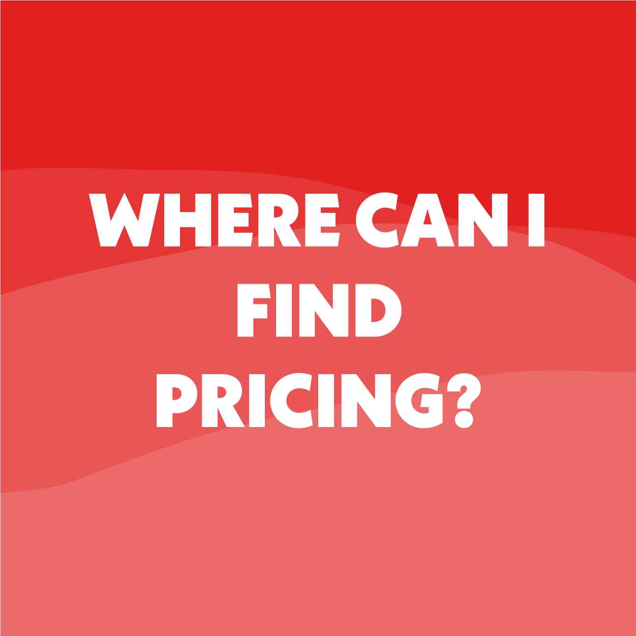 Need Pricing?