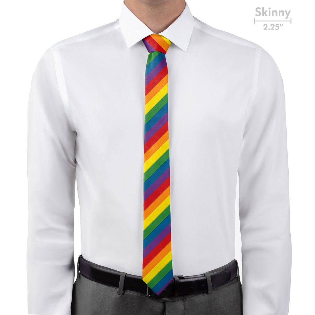 Pride Flag Necktie - Skinny - Knotty Tie Co.