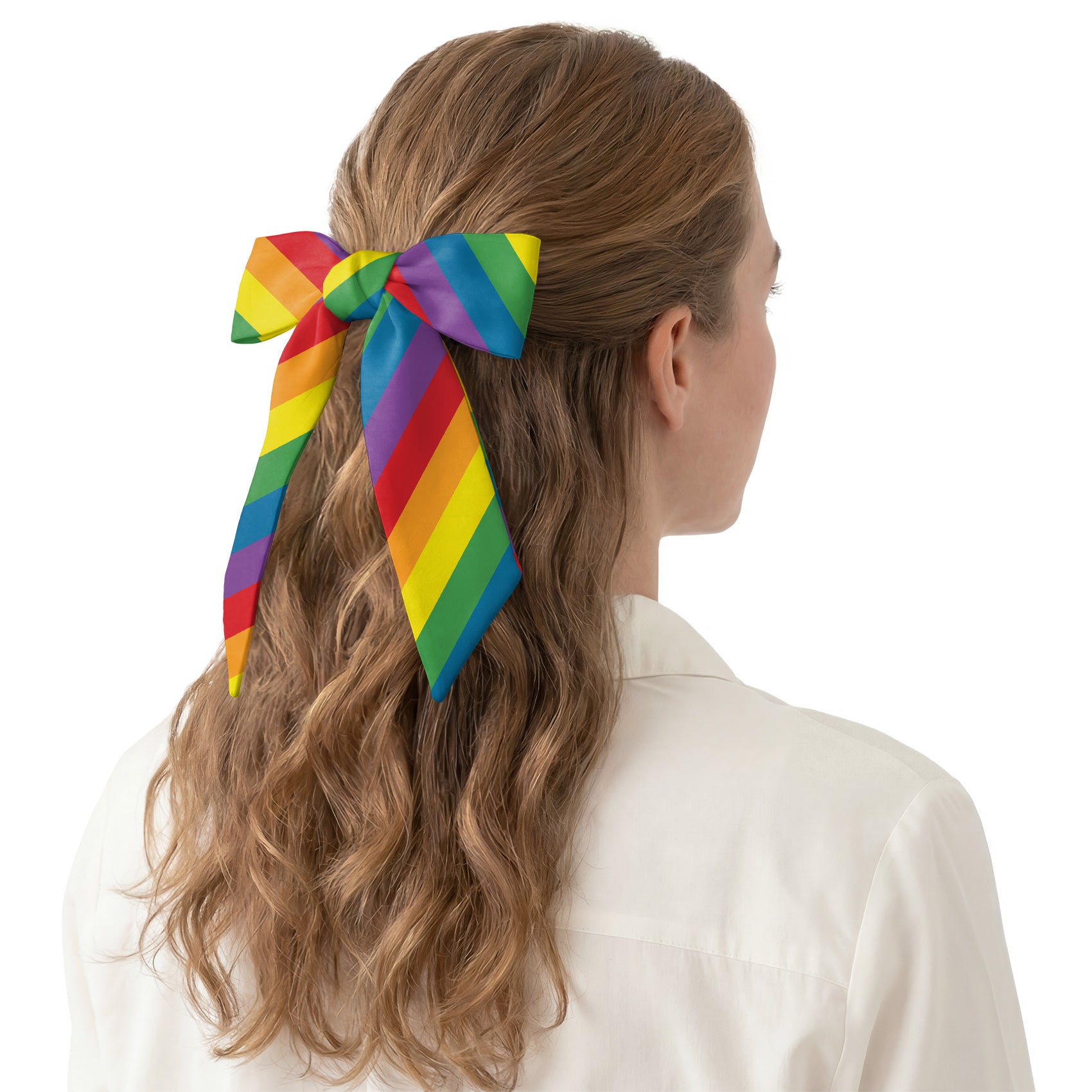 Pride Flag Hair Scarf - Hair Scarf - Knotty Tie Co.
