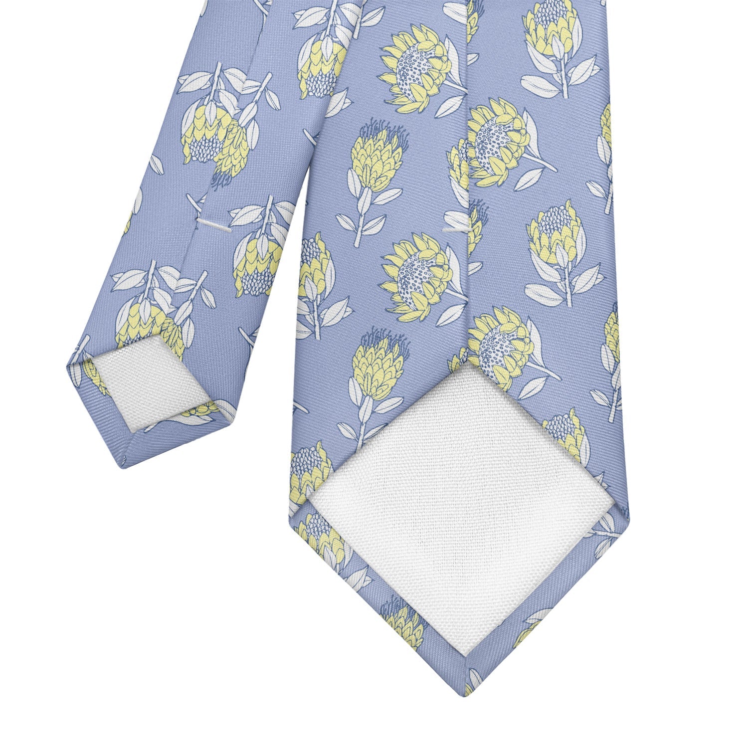 Protea Floral Necktie - Tipping - Knotty Tie Co.