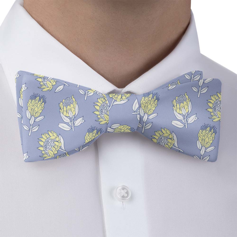 Protea Floral Bow Tie - Bow Tie with Dress Shirt - Knotty Tie Co.