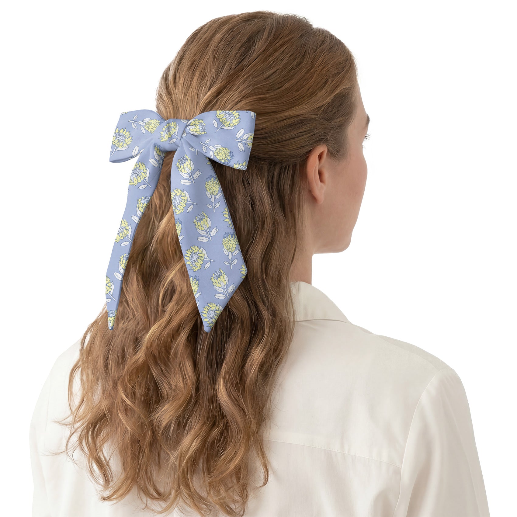 Protea Floral Hair Scarf - Hair Scarf - Knotty Tie Co.