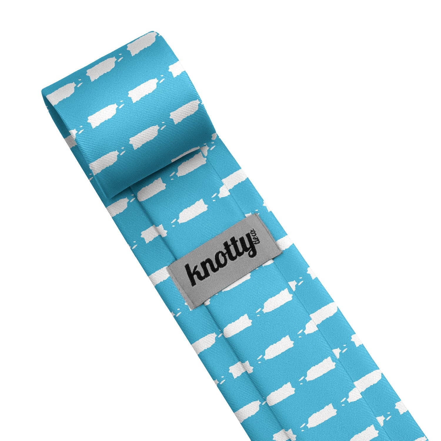 Puerto Rico Outline Necktie - Tag - Knotty Tie Co.
