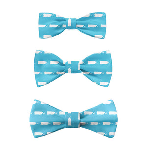 Puerto Rico Outline Bow Tie -  -  - Knotty Tie Co.