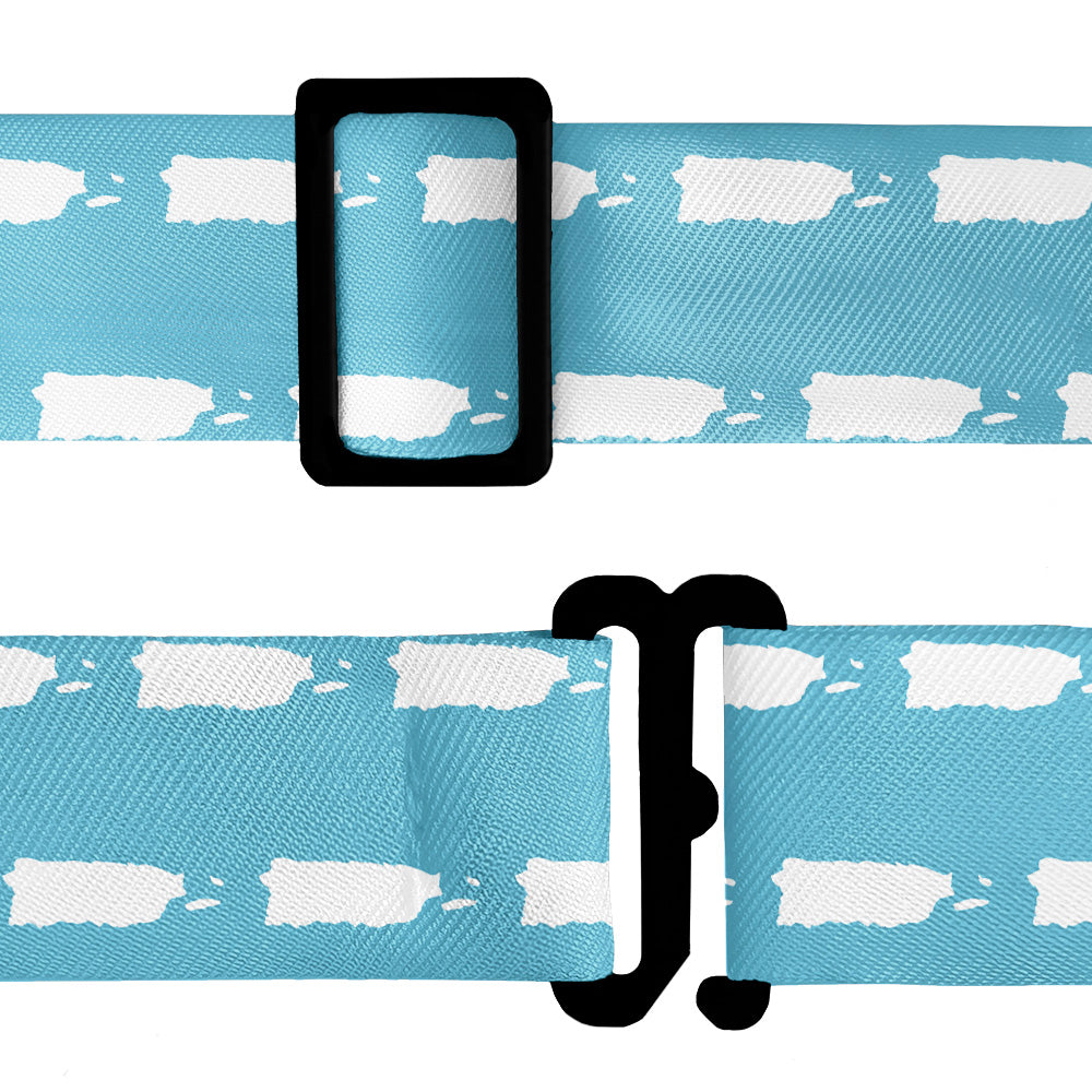 Puerto Rico Outline Bow Tie - Bow Tie Hardware - Knotty Tie Co.
