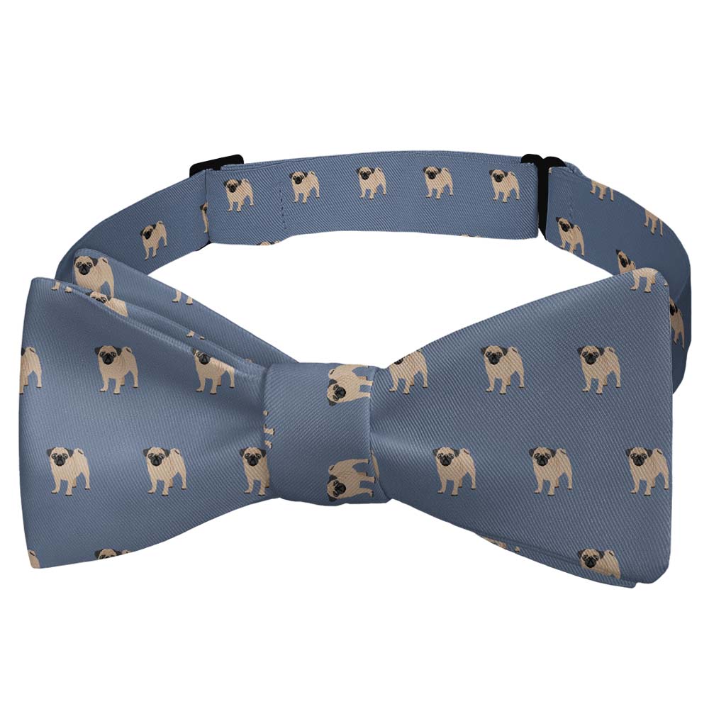 Pug Bow Tie - Self Tie Bow Tie - Knotty Tie Co.
