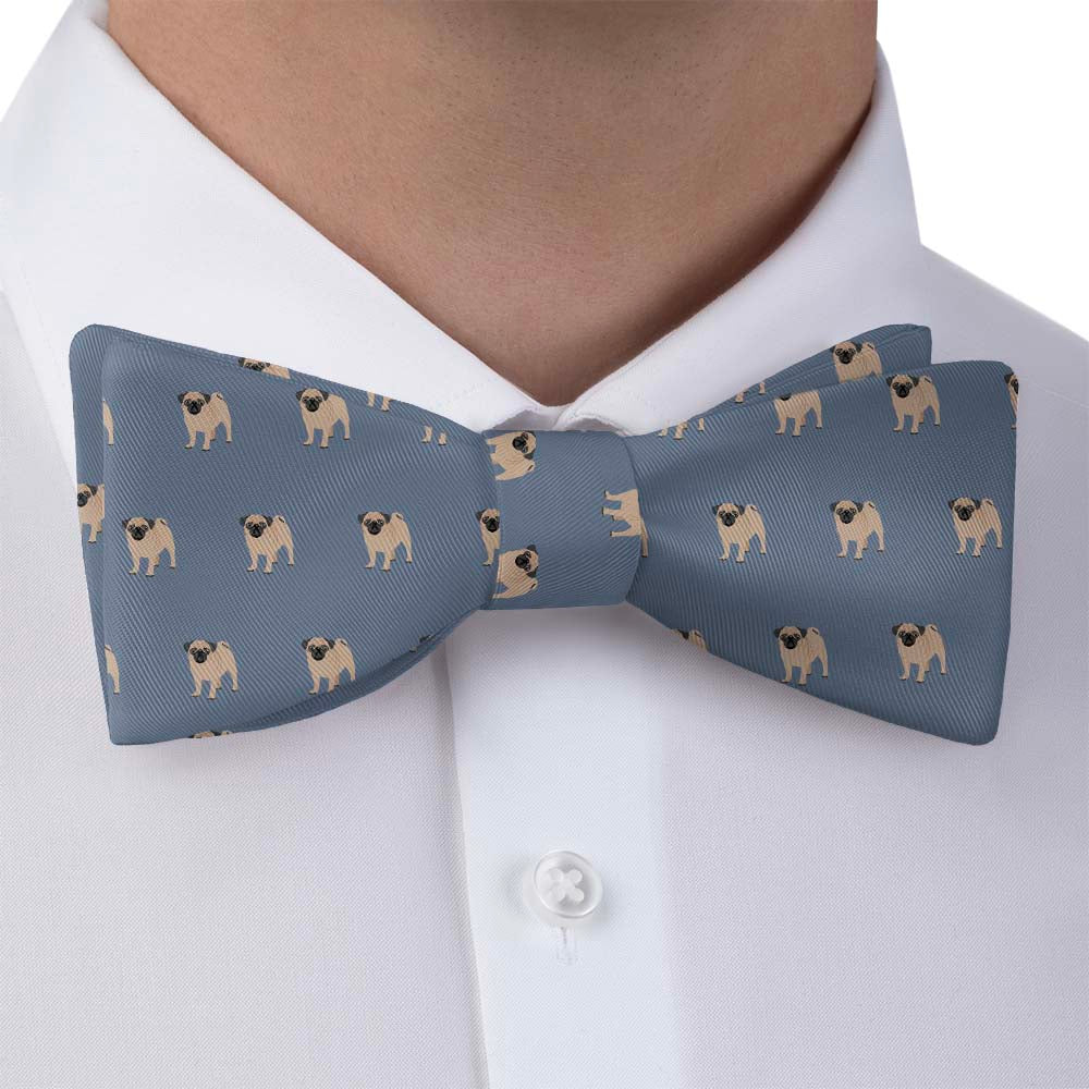 Pug Bow Tie - Bow Tie with Dress Shirt - Knotty Tie Co.