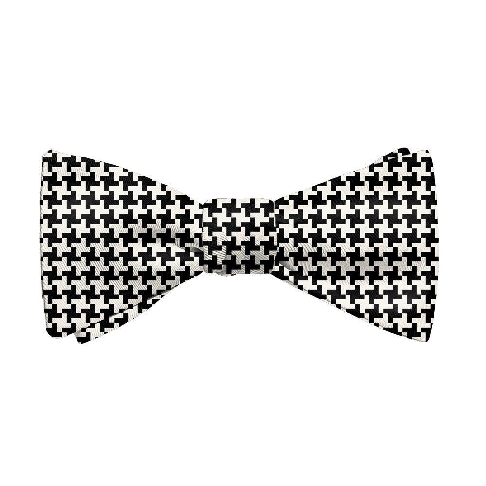 Puppytooth Bow Tie - Adult Standard Self-Tie 14-18" -  - Knotty Tie Co.