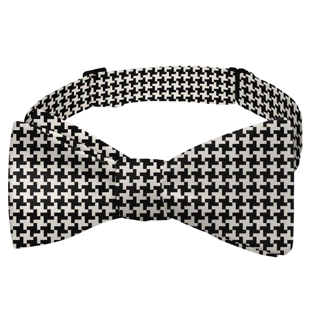 Puppytooth Bow Tie - Self Tie Bow Tie - Knotty Tie Co.