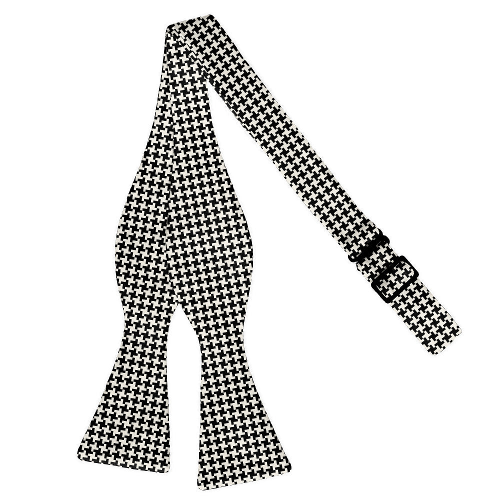 Puppytooth Bow Tie - Self Tie Flat - Knotty Tie Co.