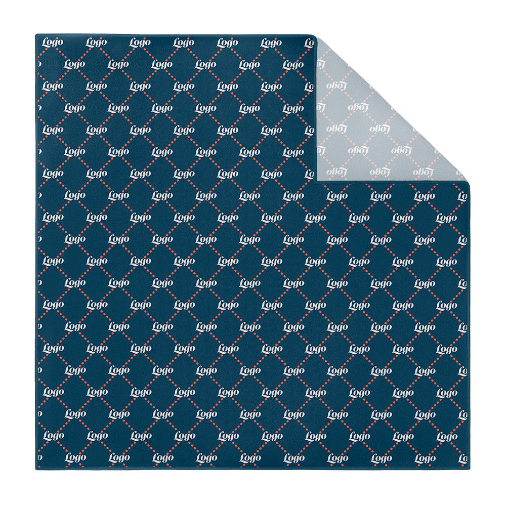 Quilted 2 Logo Pocket Square