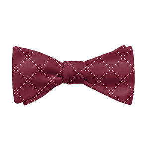 Quilted Plaid Bow Tie - Adult Standard Self-Tie 14-18" -  - Knotty Tie Co.