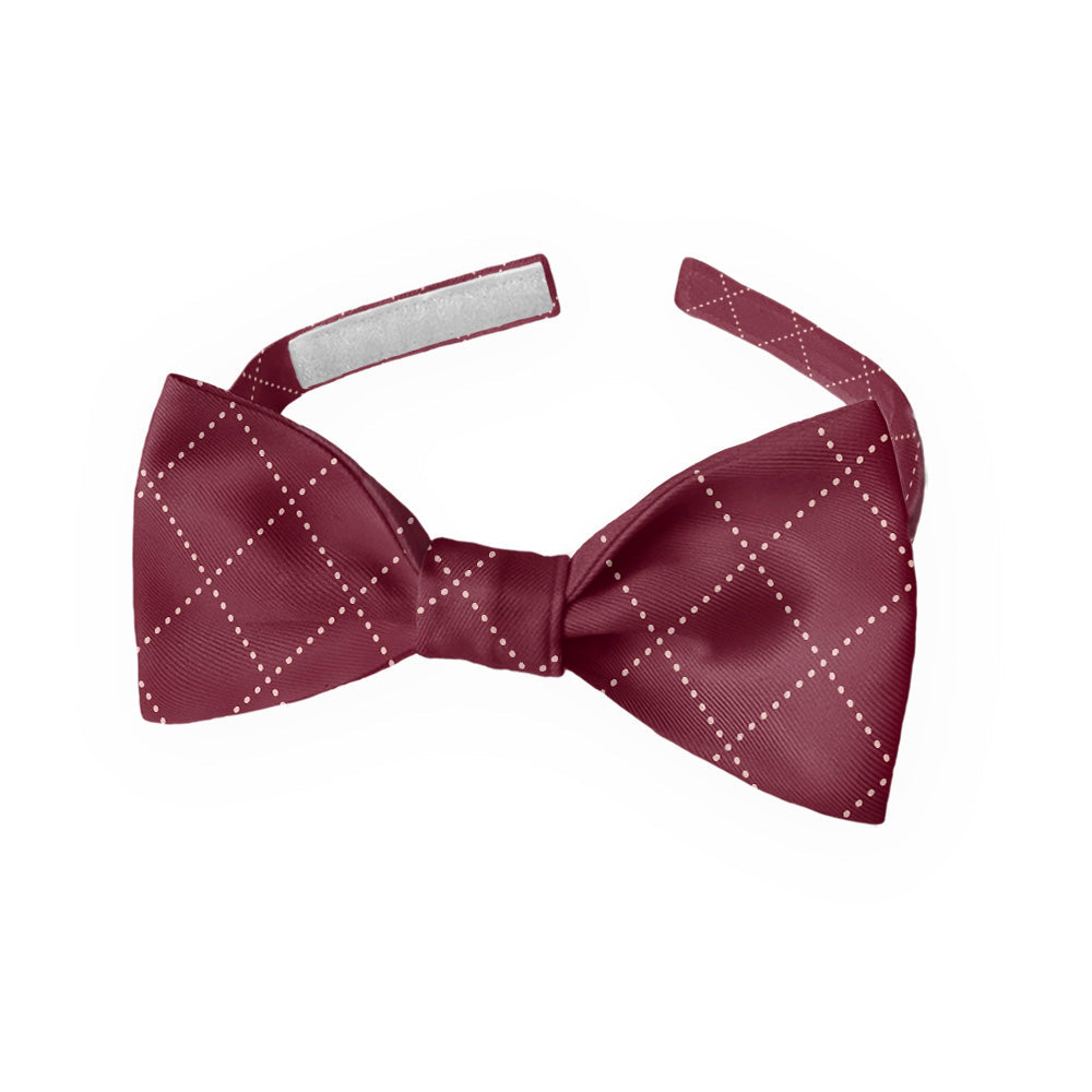 Quilted Plaid Bow Tie - Kids Pre-Tied 9.5-12.5" -  - Knotty Tie Co.