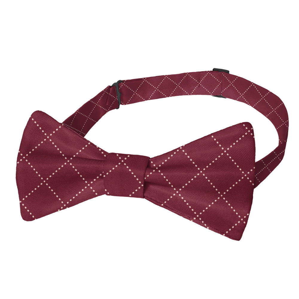 Quilted Plaid Bow Tie - Pre-Tied Bow Tie - Knotty Tie Co.