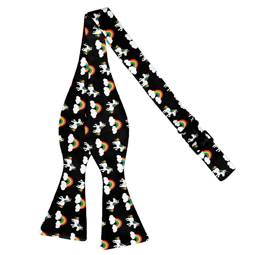 Rainbow Unicorn Bow Tie - Adult Extra-Long Self-Tie 18-21" -  - Knotty Tie Co.