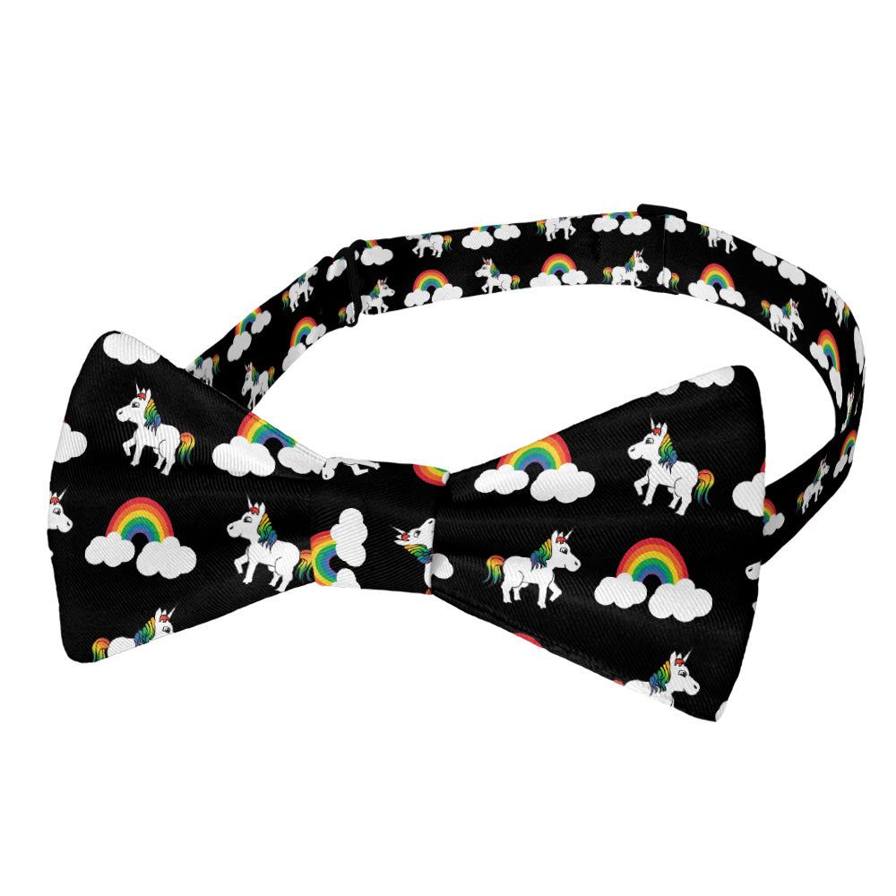 Rainbow Unicorn Bow Tie - Adult Pre-Tied 12-22" -  - Knotty Tie Co.
