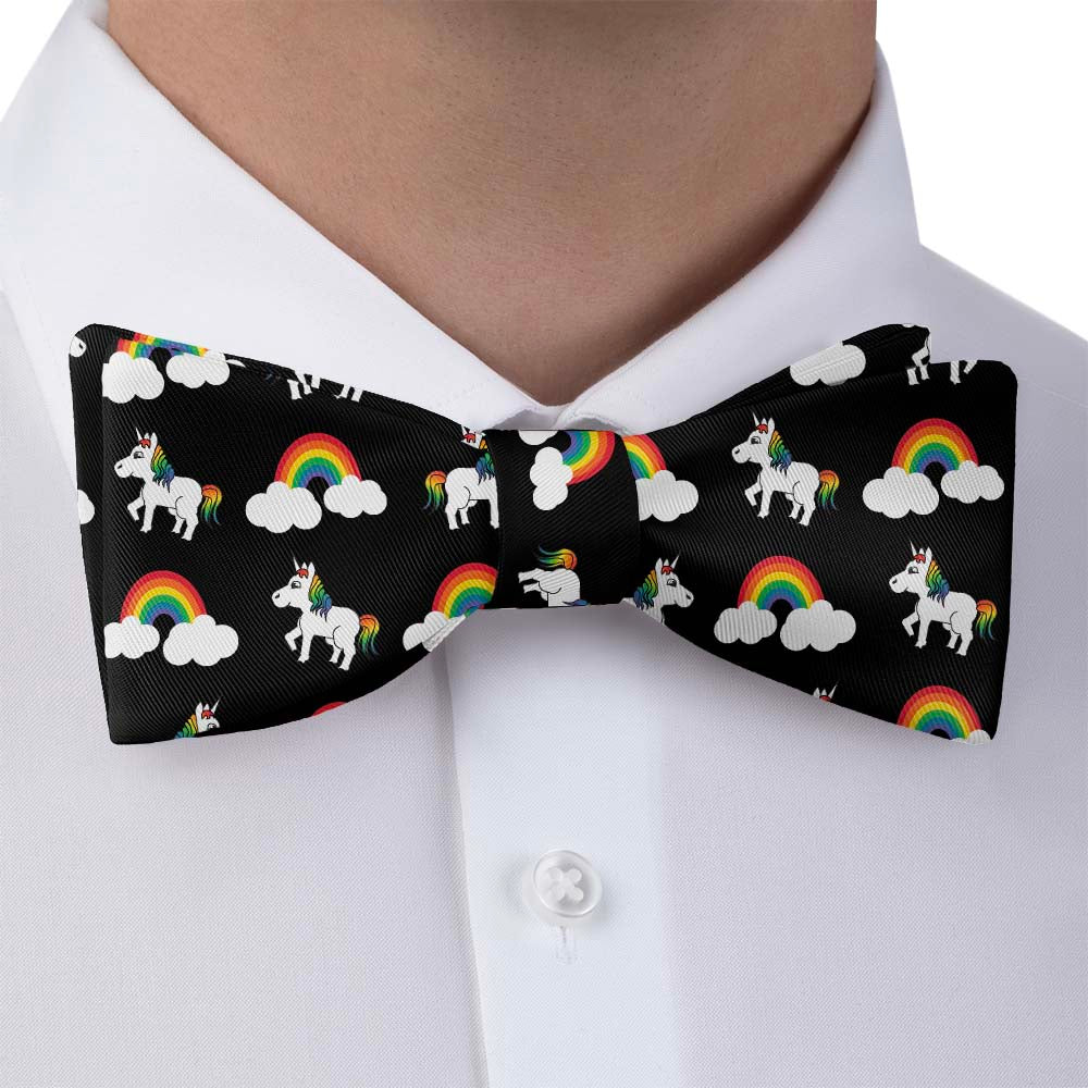 Rainbow Unicorn Bow Tie - Bow Tie with Dress Shirt - Knotty Tie Co.