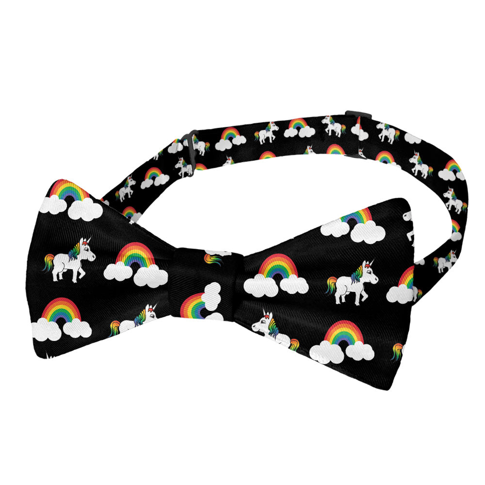 Rainbow Unicorn Bow Tie - Pre-Tied Bow Tie - Knotty Tie Co.
