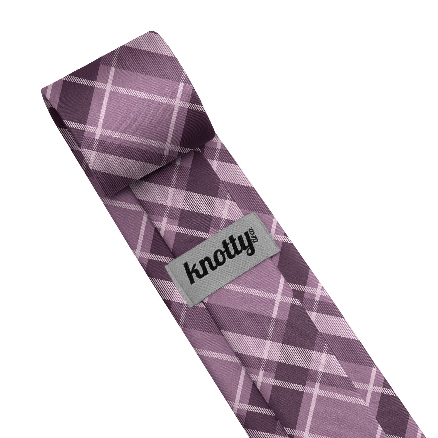 Regal Plaid Necktie - Tag - Knotty Tie Co.