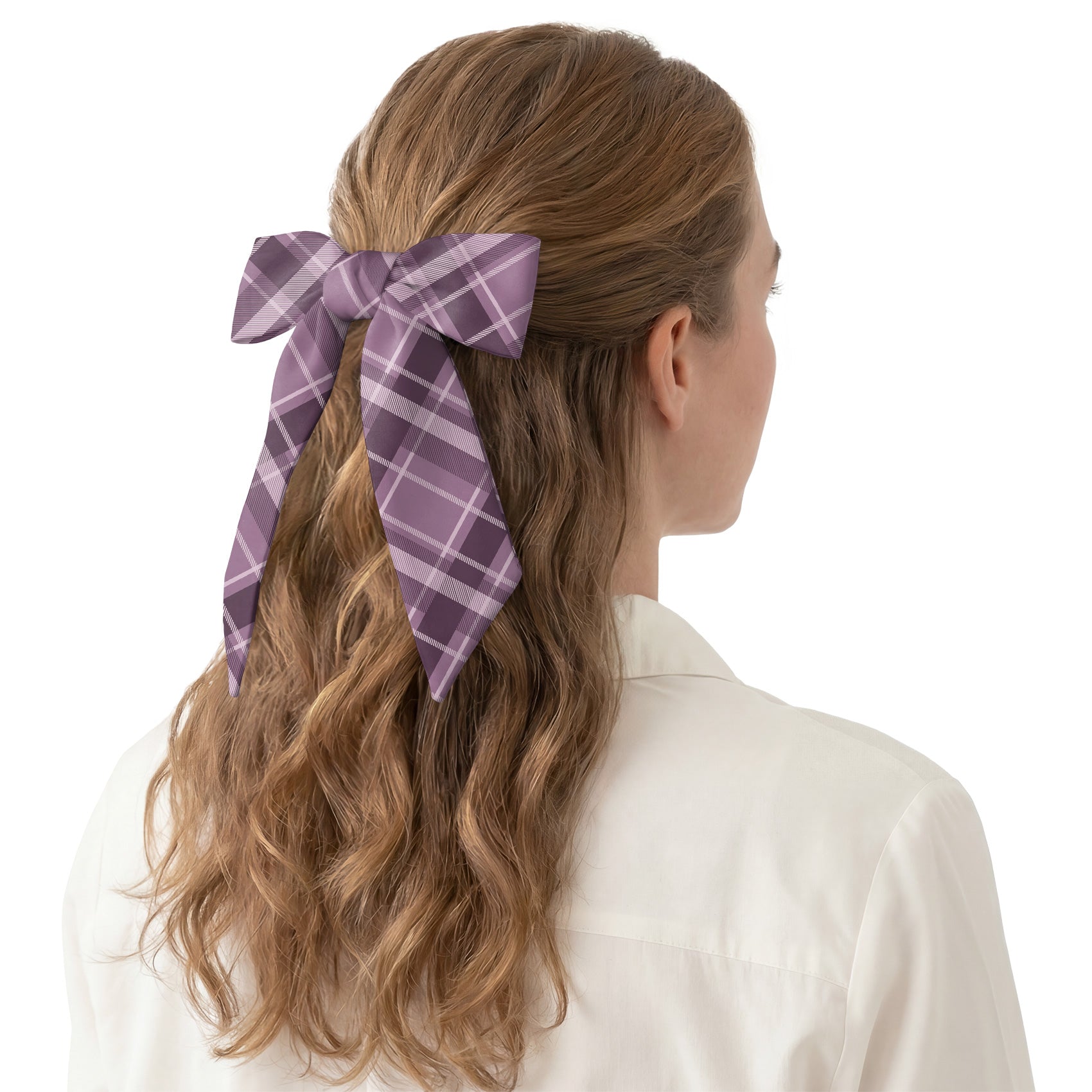 Regal Plaid Hair Scarf - Hair Scarf - Knotty Tie Co.