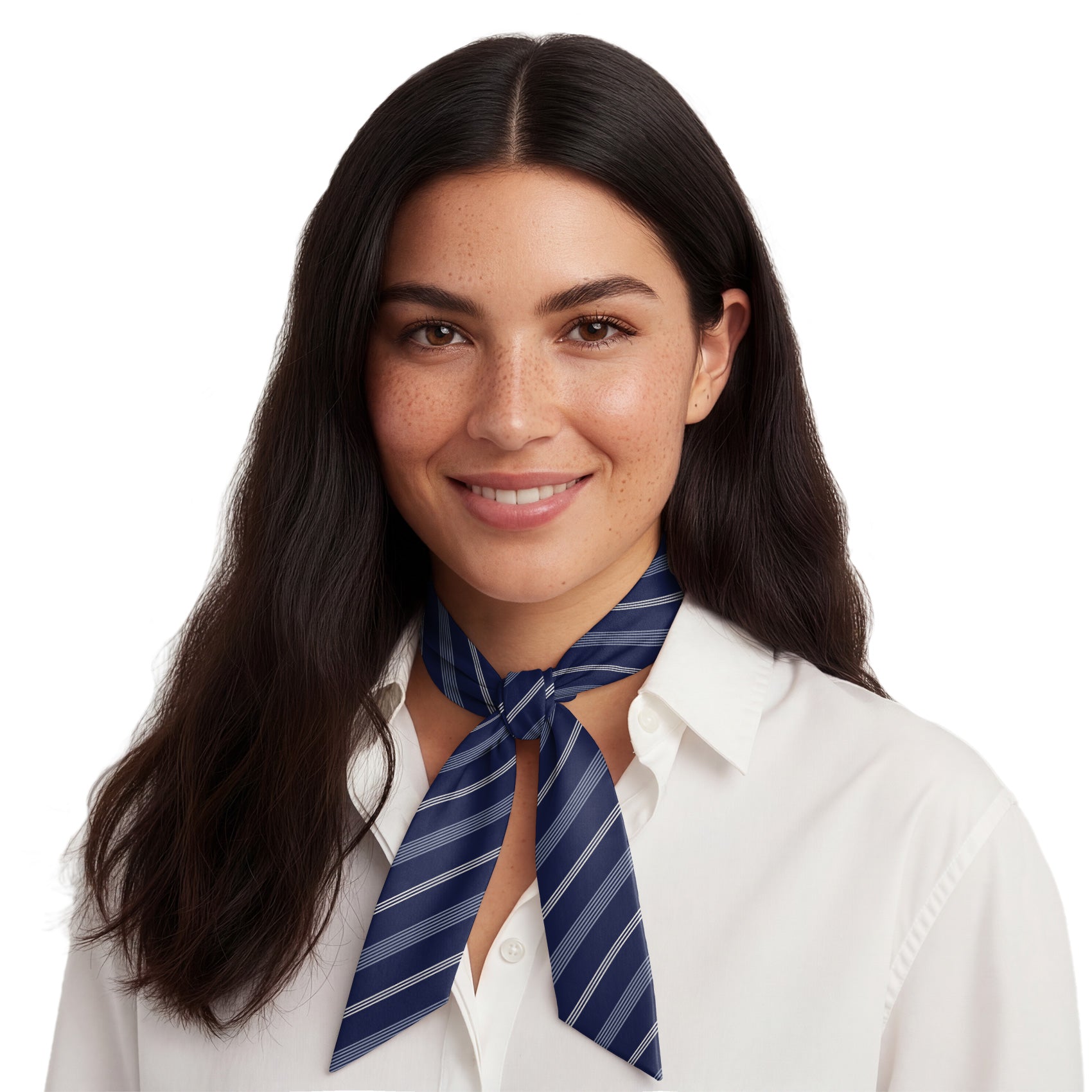 Regimental Stripe Hair Scarf - Neck Scarves - Knotty Tie Co.
