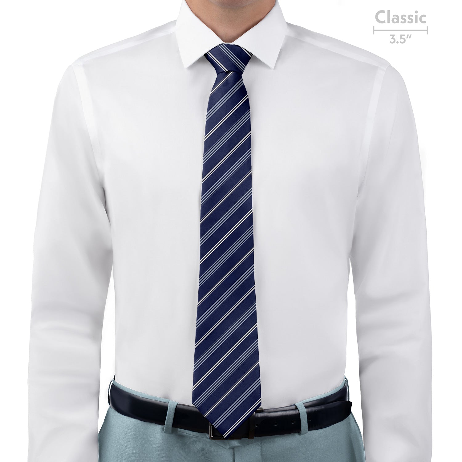 Regimental Stripe Necktie - Classic  - Knotty Tie Co.