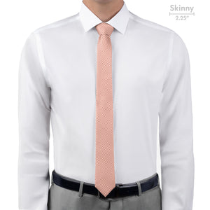 Repp Stripe Necktie - Skinny - Knotty Tie Co.