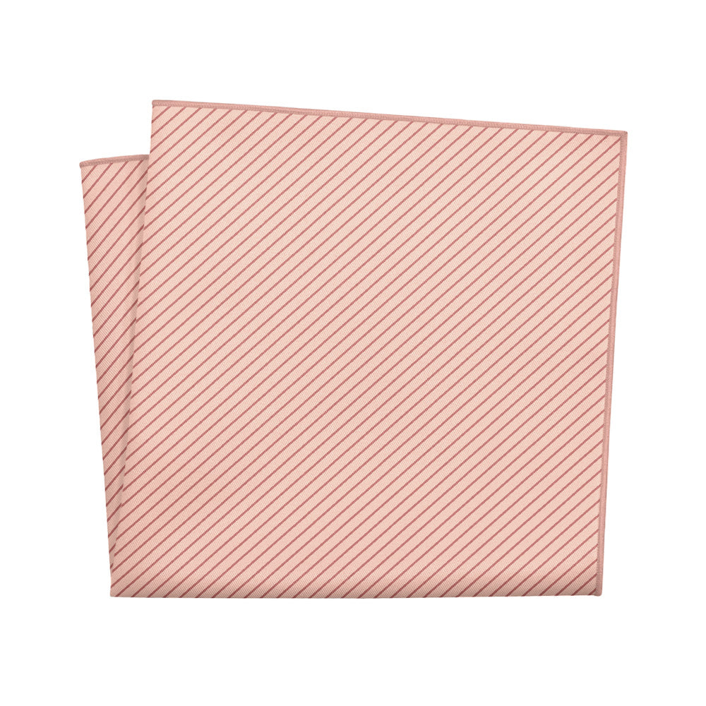 Repp Stripe Pocket Square - 12" Square - Knotty Tie Co.