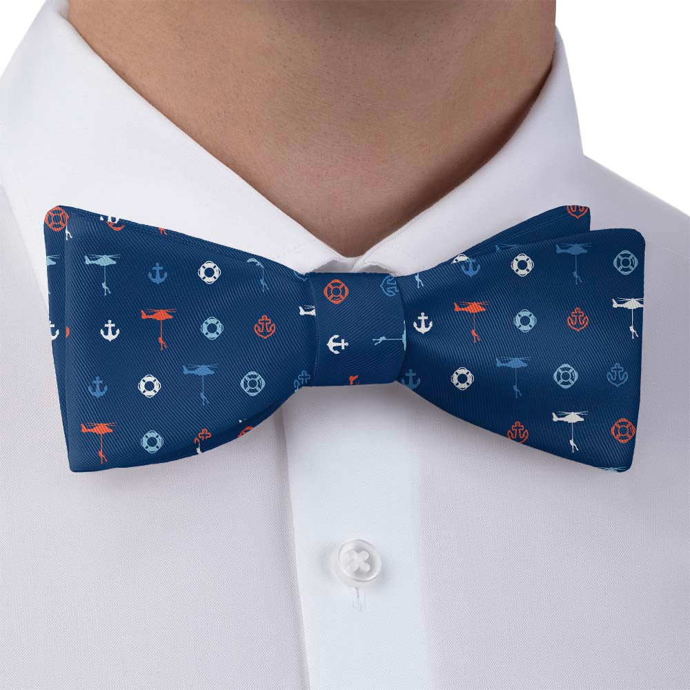 Rescue Diver Bow Tie - Self Tie Bow Tie - Knotty Tie Co.