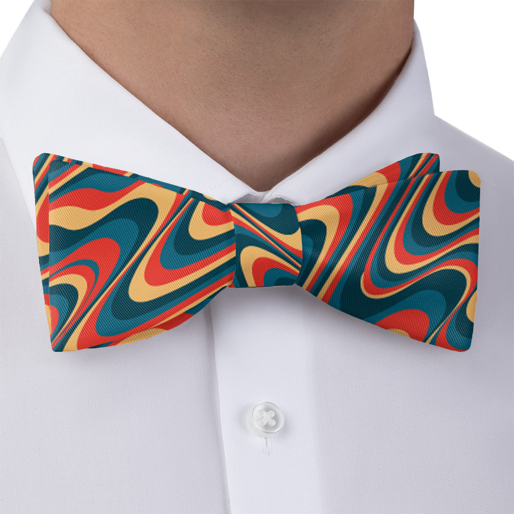 Retro Ripple Bow Tie - Bow Tie with Dress Shirt - Knotty Tie Co.