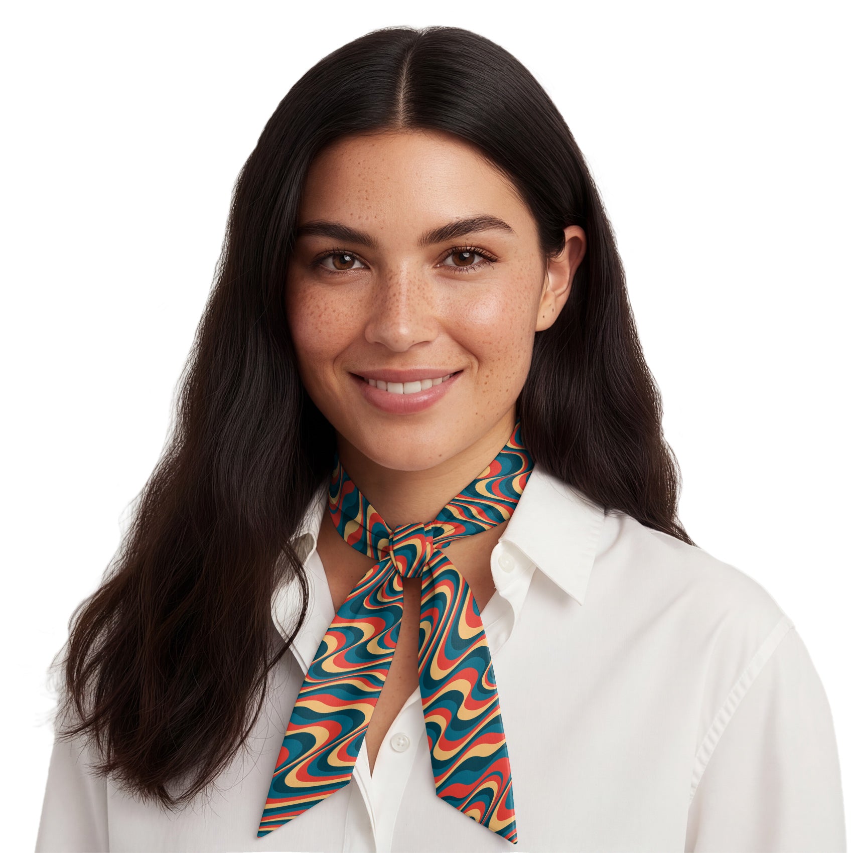 Retro Ripple Hair Scarf - Neck Scarves - Knotty Tie Co.