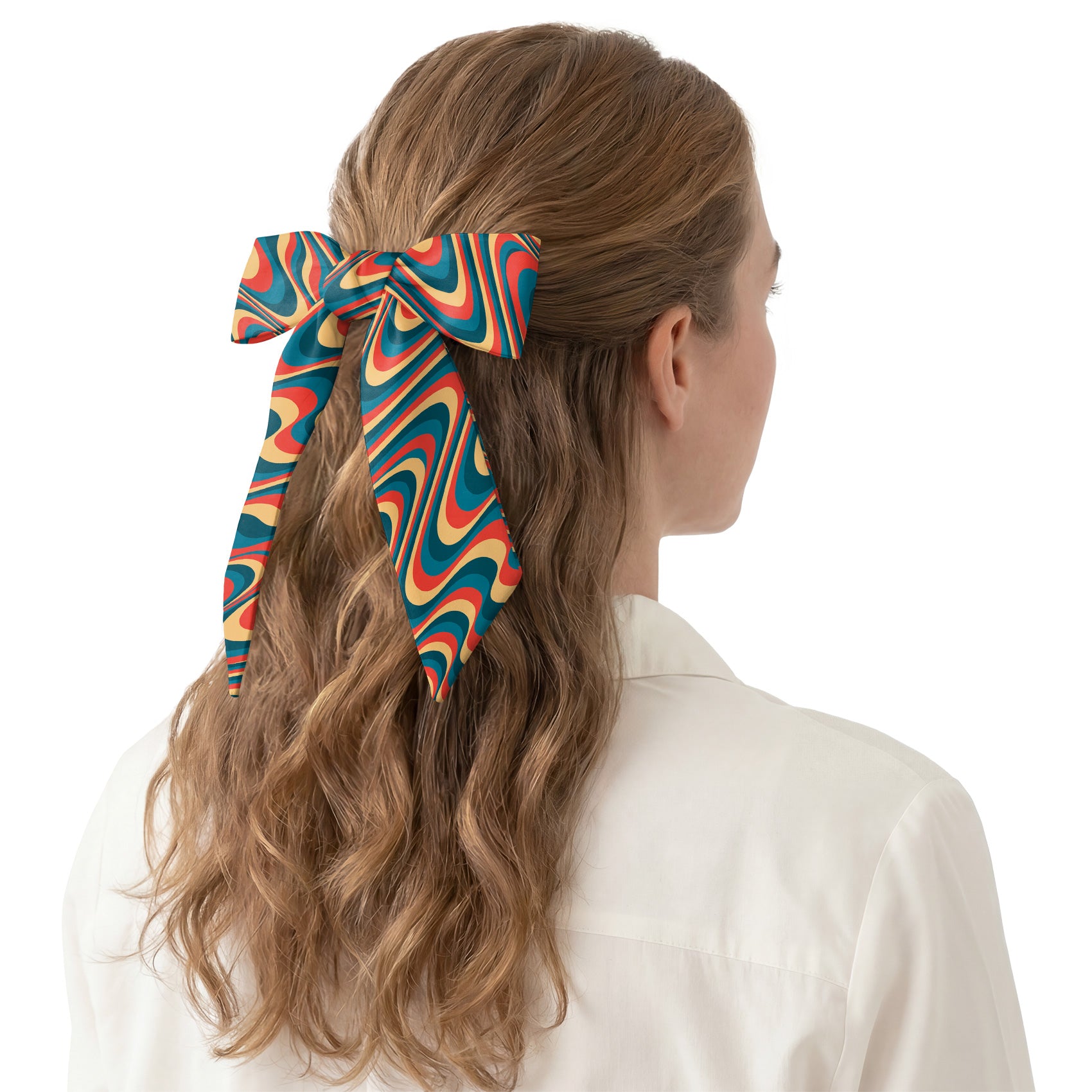 Retro Ripple Hair Scarf - Hair Scarf - Knotty Tie Co.