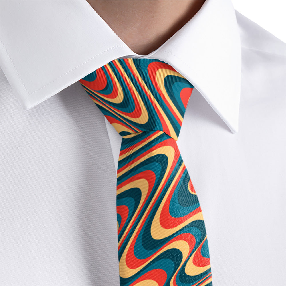 Retro Ripple Necktie - Dress Shirt - Knotty Tie Co.