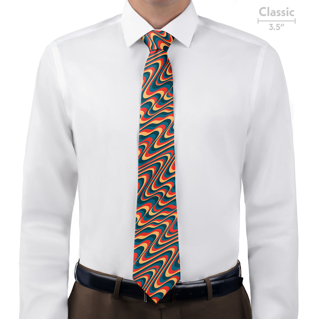 Retro Ripple Necktie - Knotty - Knotty Tie Co.