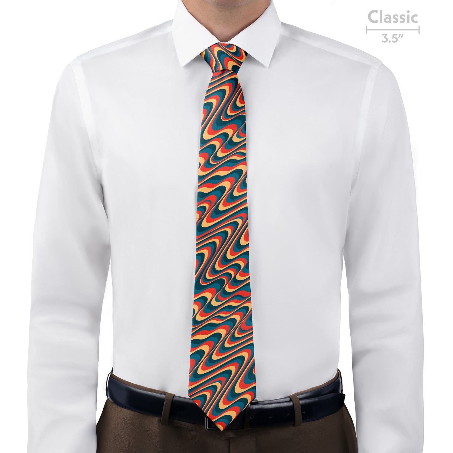 Retro Ripple Necktie - Knotty - Knotty Tie Co.