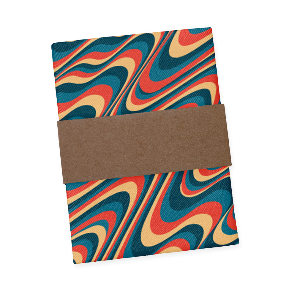 Retro Ripple Pocket Square - Packaging - Knotty Tie Co.