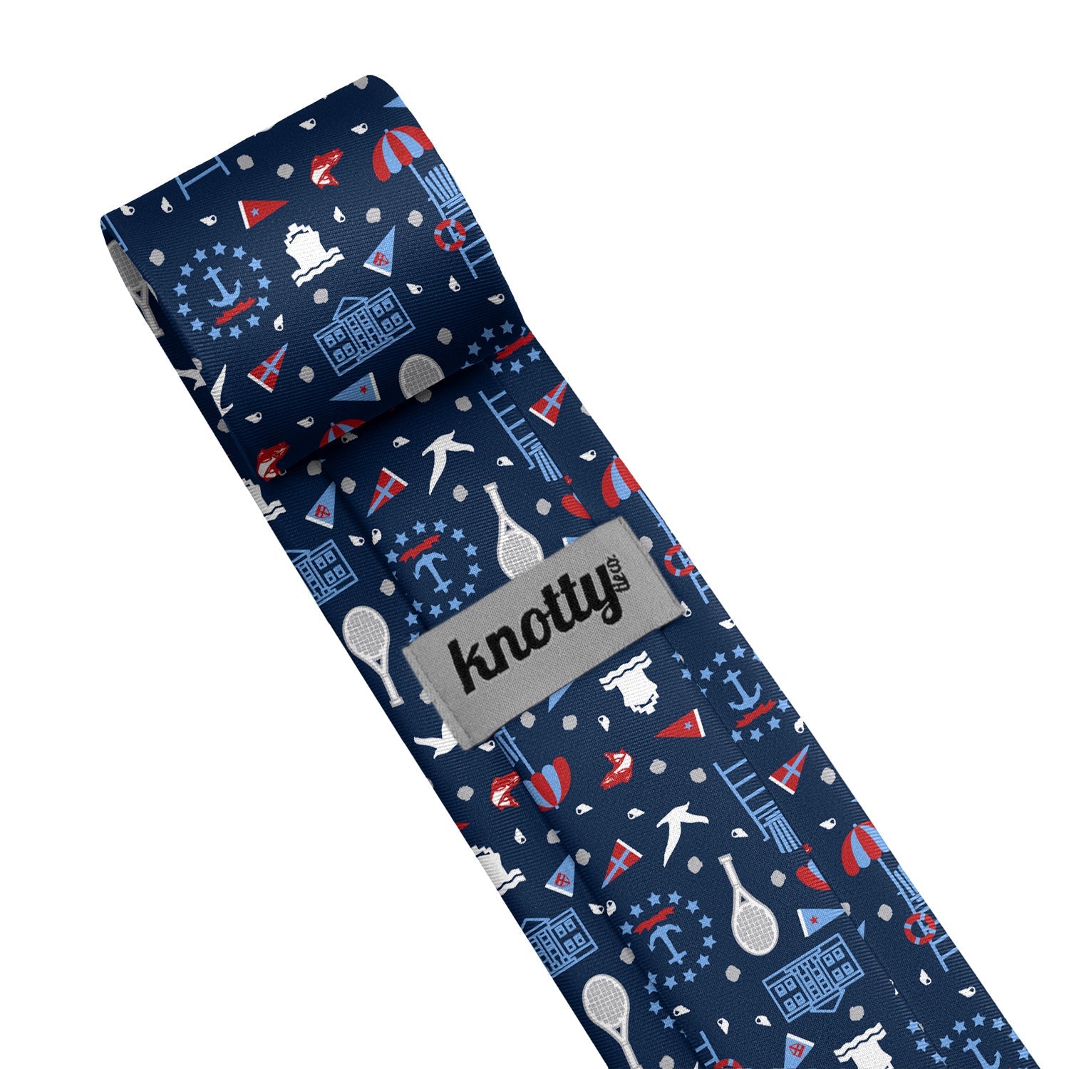 Rhode Island State Heritage Necktie - Tag - Knotty Tie Co.