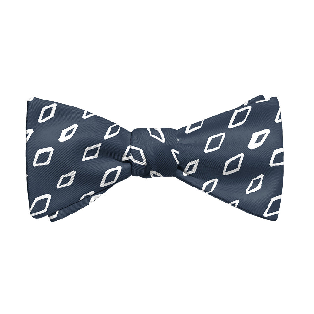 Rhombus Geometric Bow Tie - Adult Standard Self-Tie 14-18" -  - Knotty Tie Co.